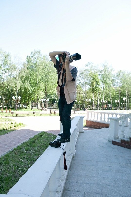 На съемке&nbsp;Видеограф Владимир Кулешов : 