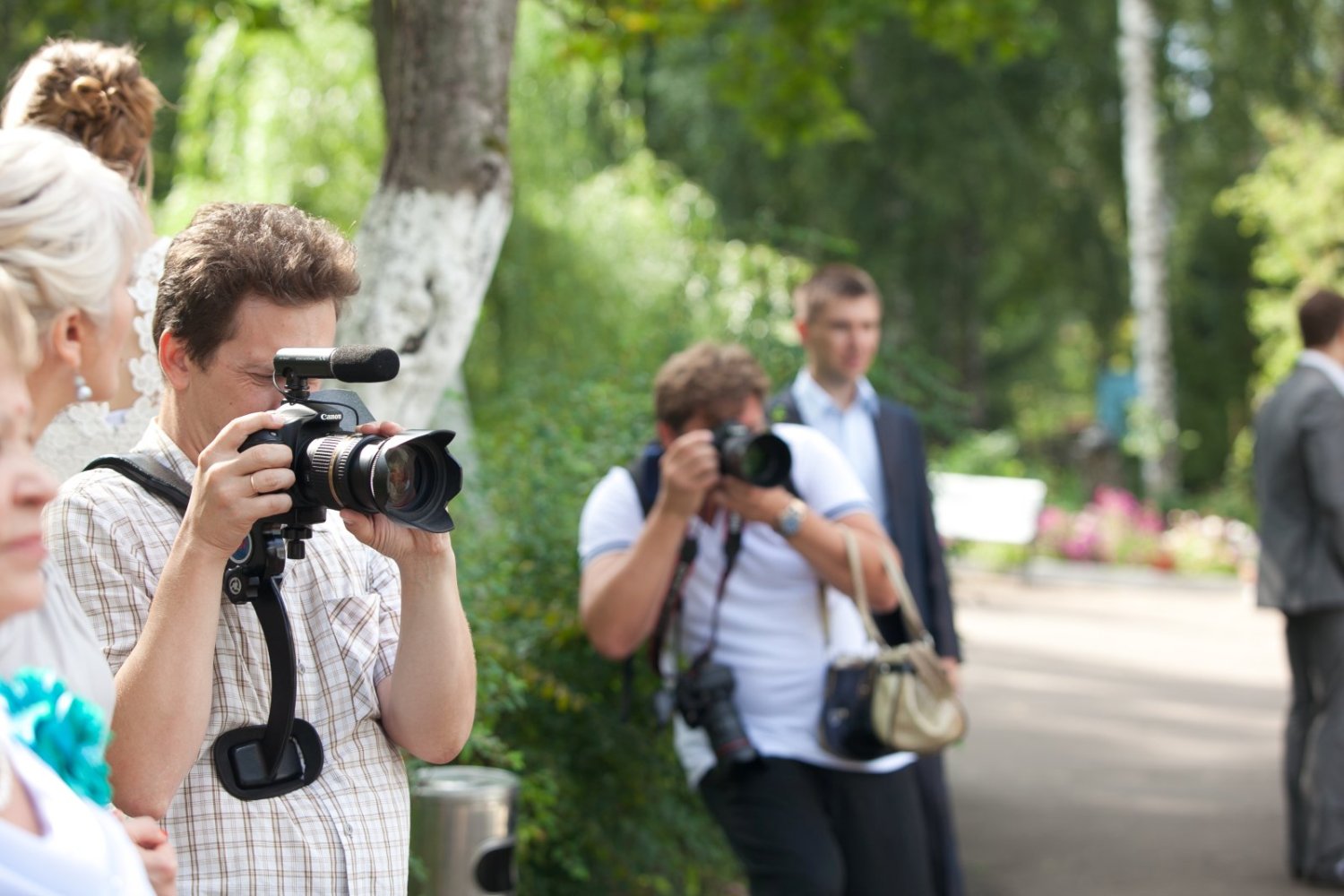 На съемке&nbsp;Видеограф Владимир Кулешов : 