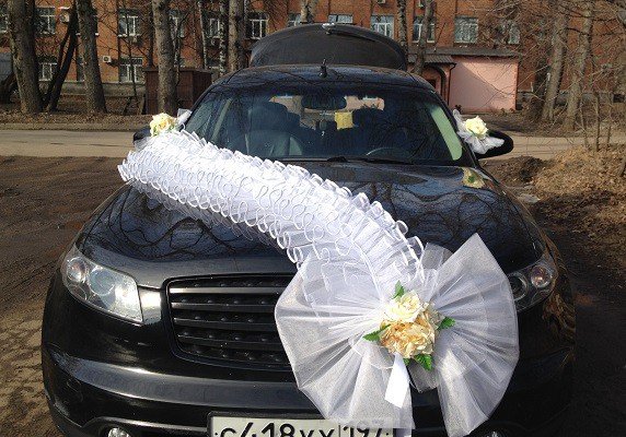 Украшение свадебного кортежа&nbsp;Гигансткие цветы : 